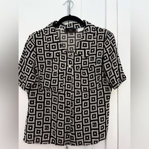 Fendi Short Sleeve Vintage Blouse